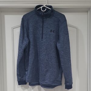 Under Armour Navy Heather Quarter-Zip Top